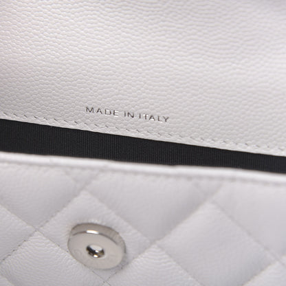 Chanel Caviar Quilted My Everything Belt Flap Card Holder White 7 of 12