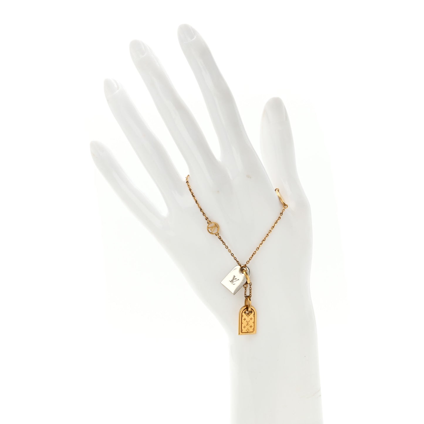 Brass Nanogram Bracelet Silver Gold