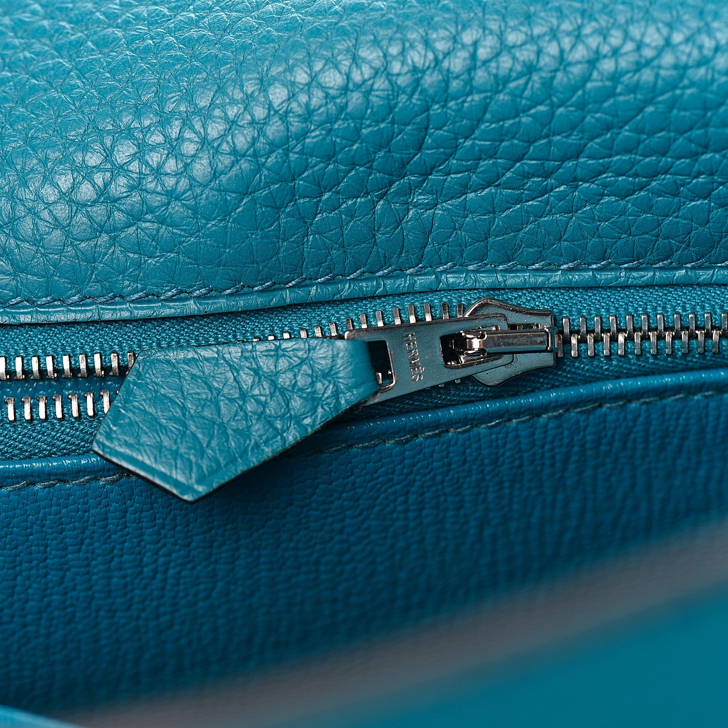 Hermes Taurillon Clemence Kelly Retourne 35 Bleu Izmir 10 of 33