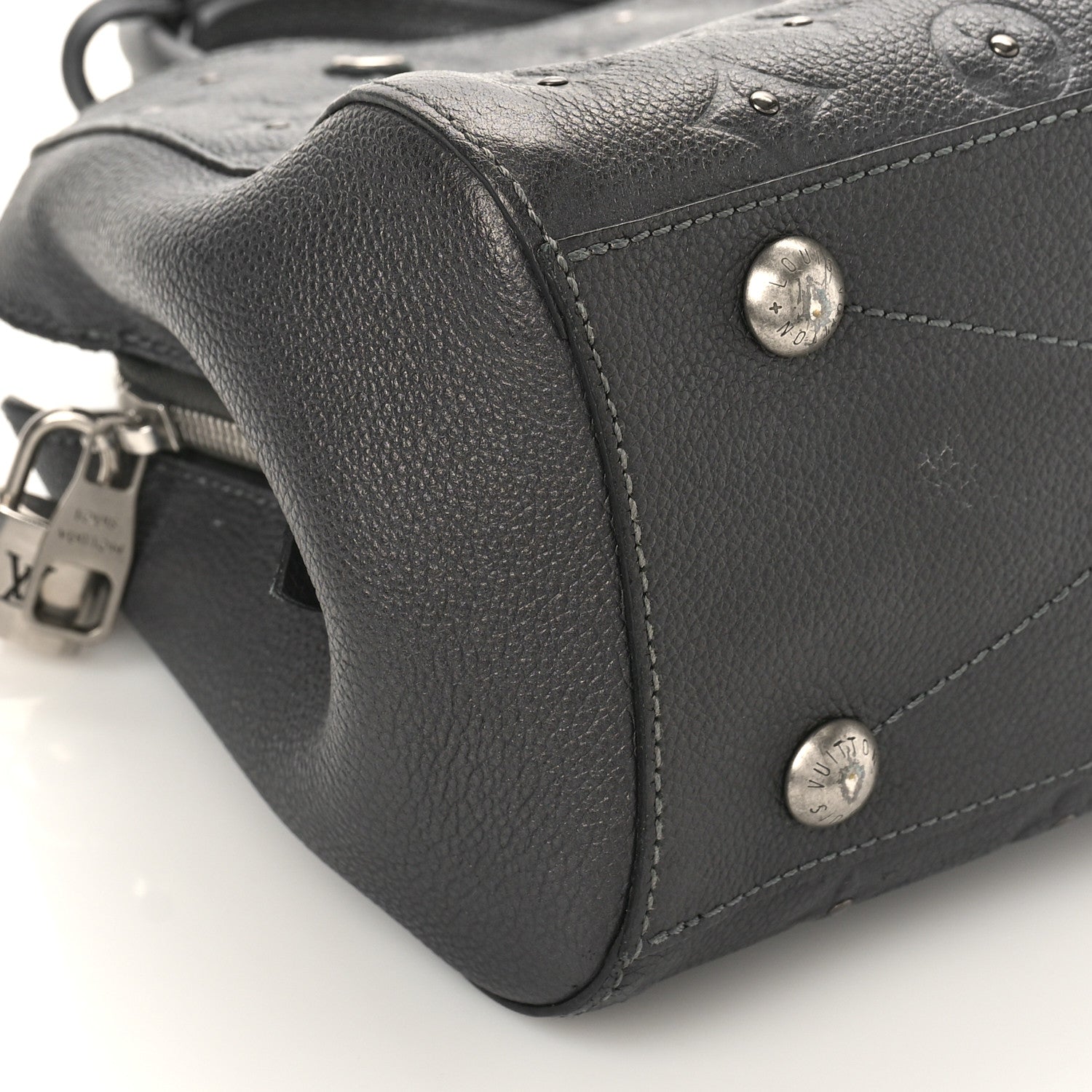 Louis Vuitton Empreinte Studded Montaigne BB Platine 8 of 9