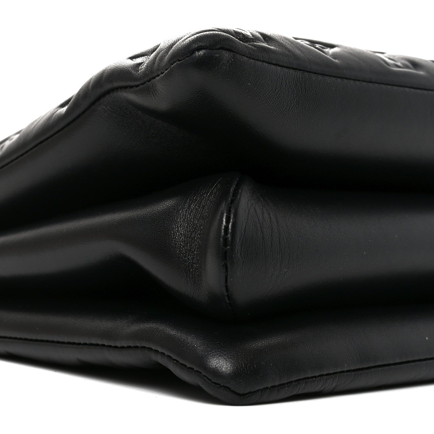 Louis Vuitton Lambskin Embossed Monogram Coussin MM Black 7 of 8