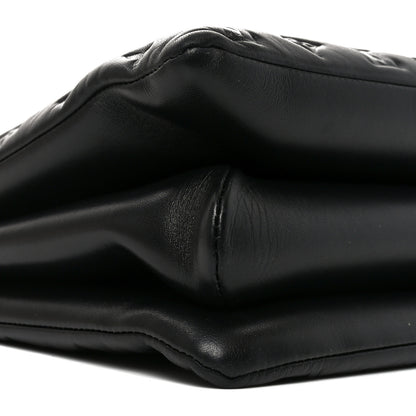Louis Vuitton Lambskin Embossed Monogram Coussin MM Black 7 of 8