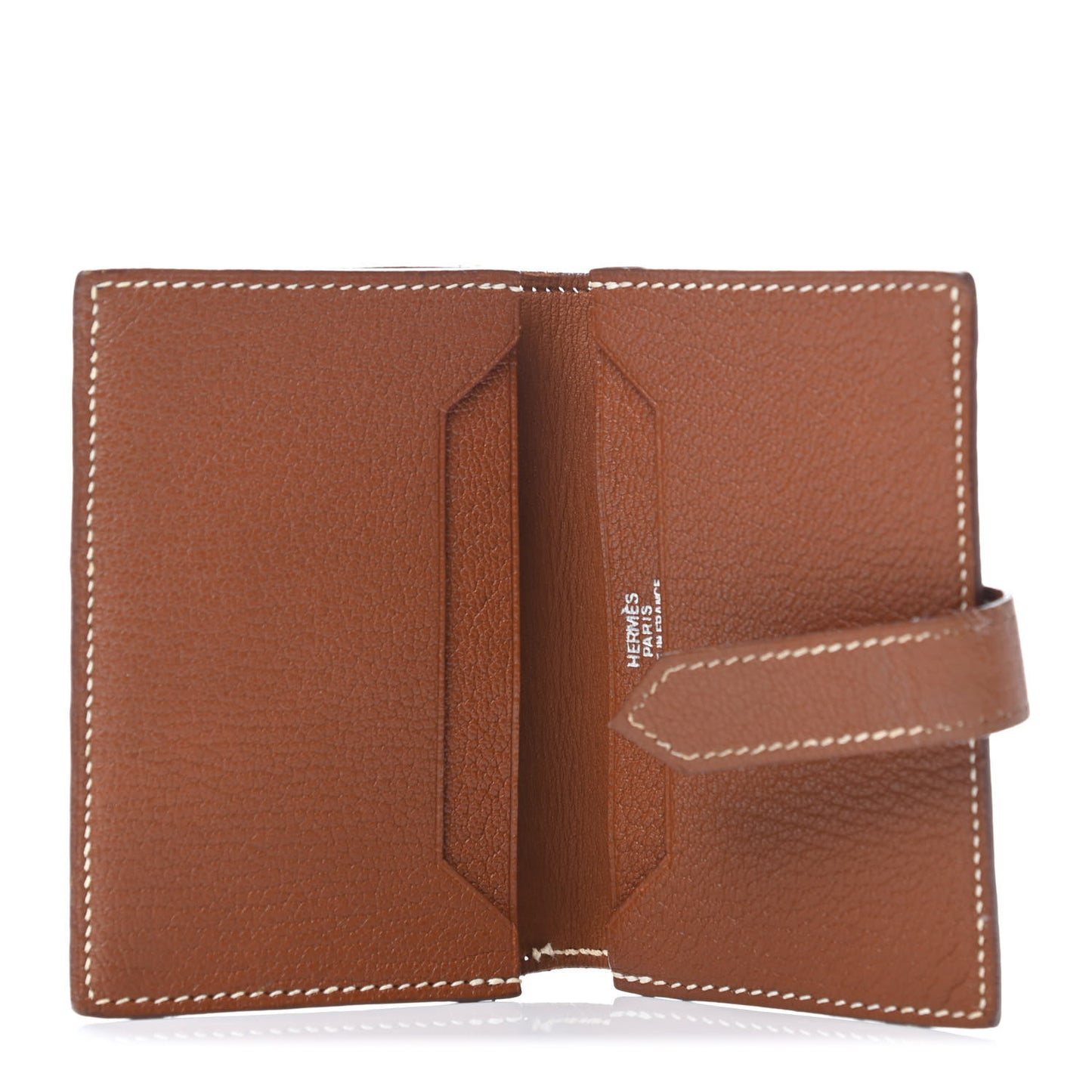 Chevre Mysore Bearn Card Holder Wallet Gold