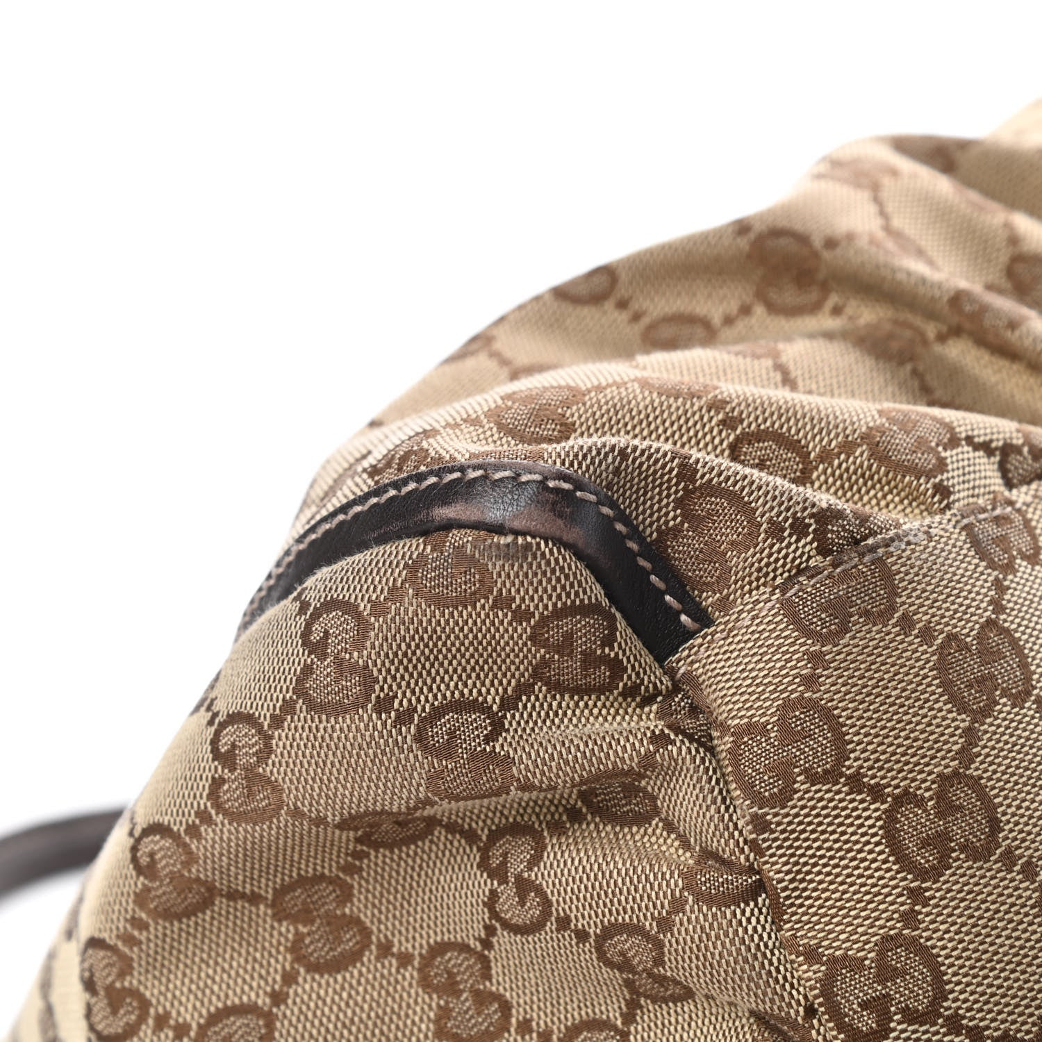 Gucci Monogram Large D Gold Hobo Dark Brown 9 of 21