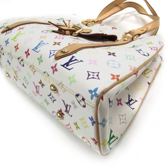 Louis Vuitton Monogram Multicolor Aurelia GM White 5 of 9