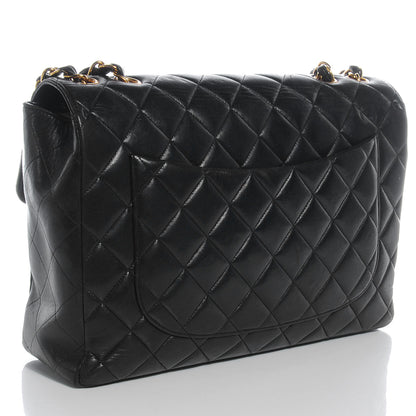 Chanel Lambskin Jumbo Flap Bag Black 3 of 8