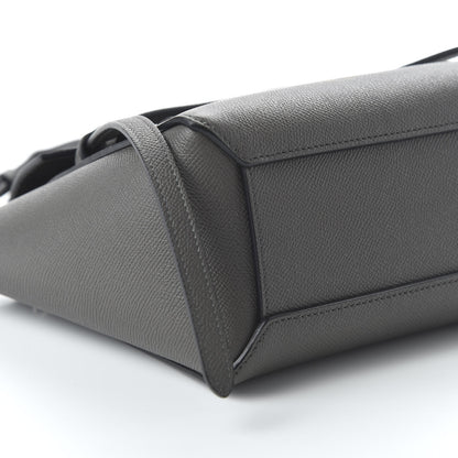 Celine Grained Calfskin Nano Belt Bag Grey 6 of 9