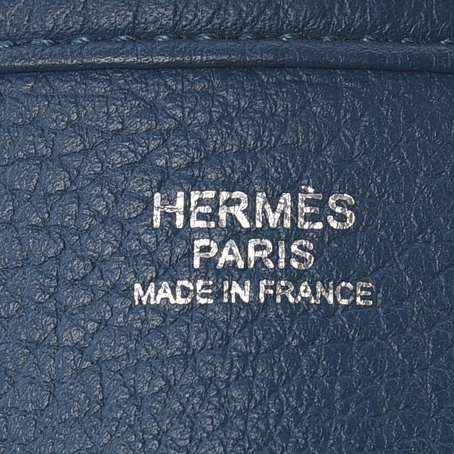 Hermes Taurillon Clemence Amazone Evelyne III GM Bleu de Galice 6 of 10