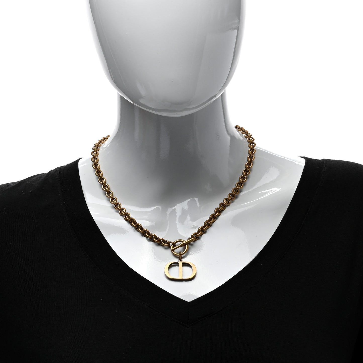 Metal 30 Montaigne Necklace Aged Gold