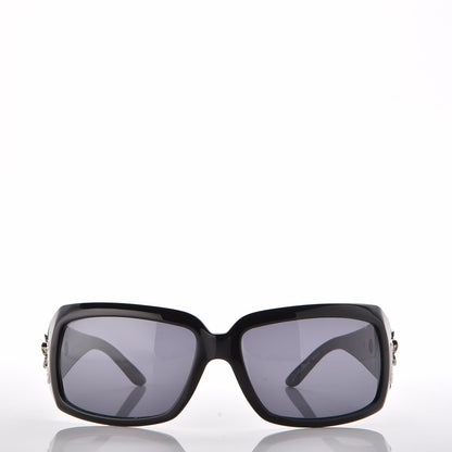 Bulgari Flower Crystal 857-B Sunglasses Black 2 of 8