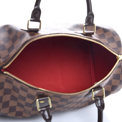 Louis Vuitton Damier Ebene Speedy 30 5 of 8