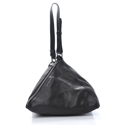 Givenchy Pebbled Calfskin Pyramid Tote Black 3 of 11