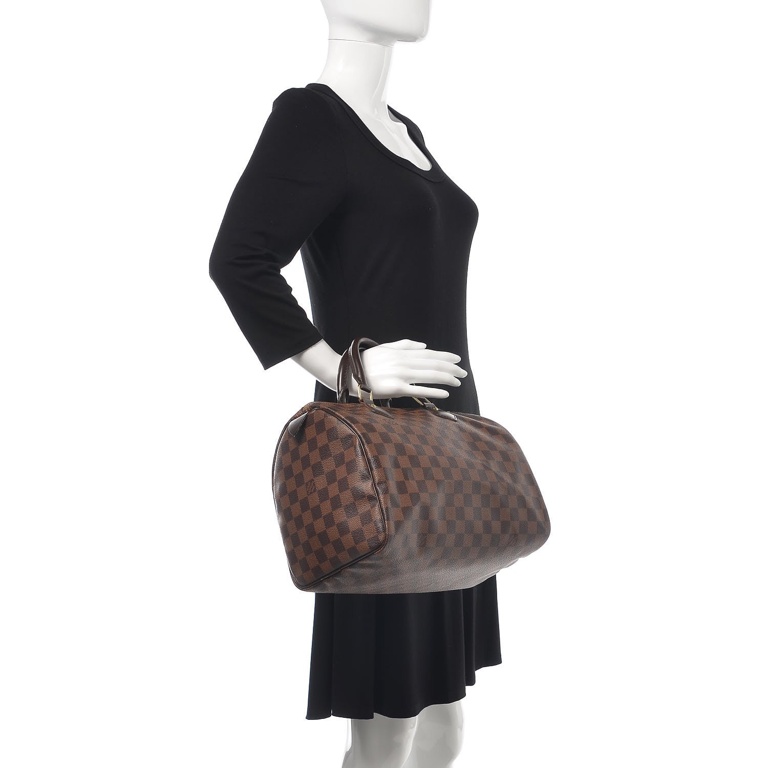 Louis Vuitton Damier Ebene Speedy 30 2 of 12