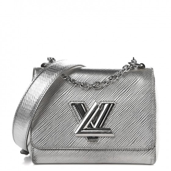 Epi Twist Shoulder Bag PM Argent