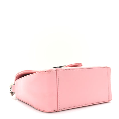Gucci Calfskin Matelasse Mini GG Marmont Top Handle Shoulder Bag Wild Rose 4 of 9