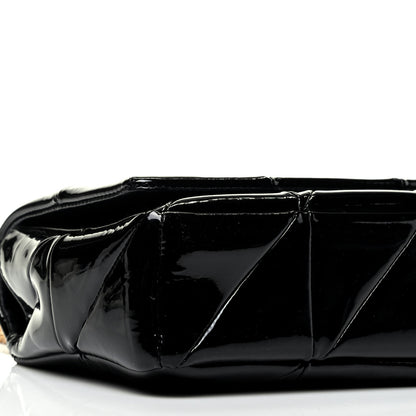 Saint Laurent Patent Patchwork Monogram Medium Jamie Black 9 of 11