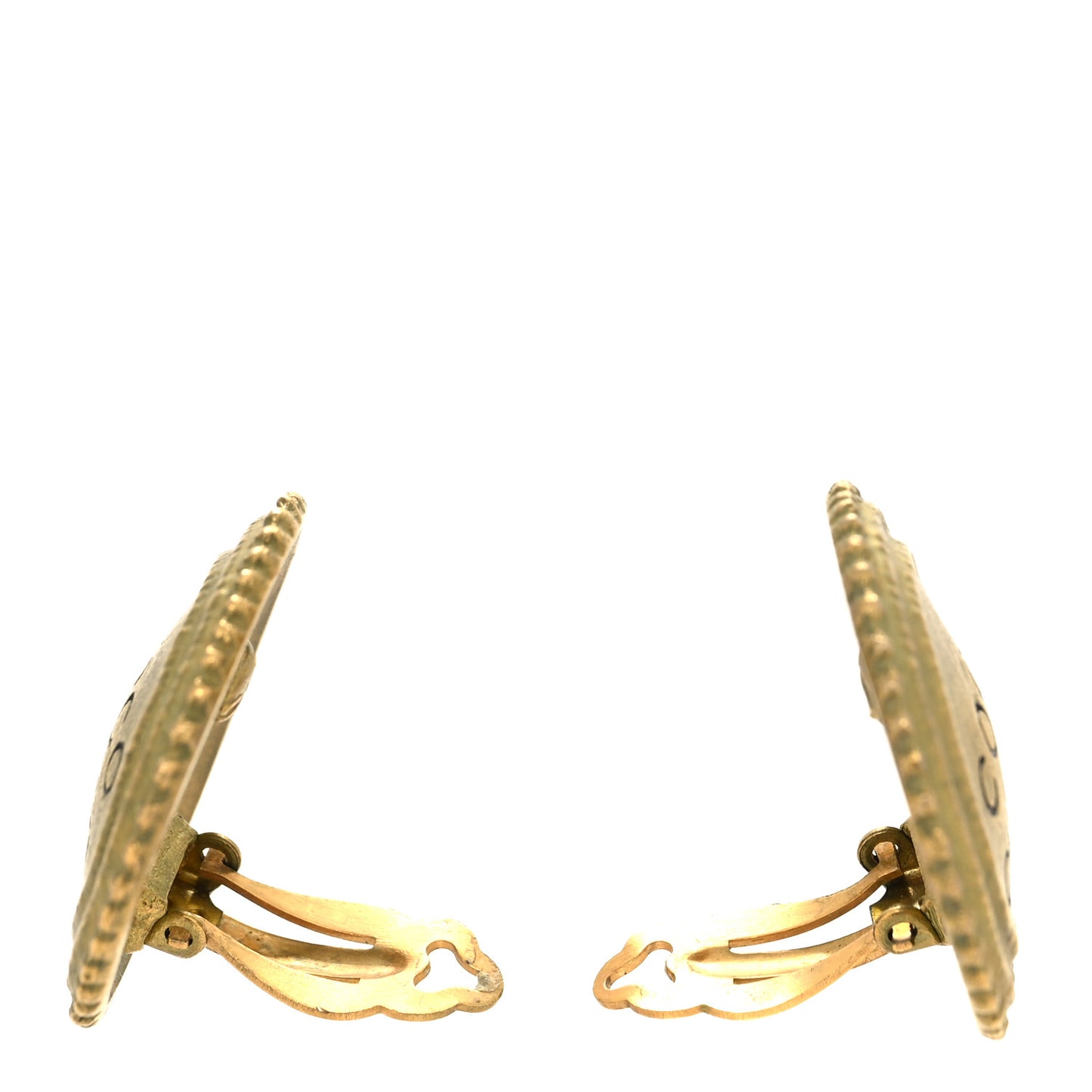 Coco Chanel Clip On Earrings Gold