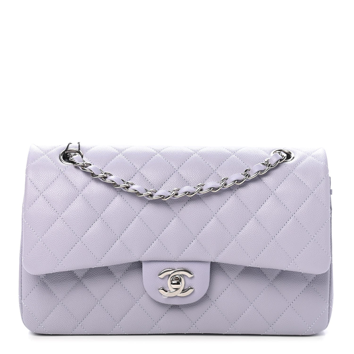 Chanel Caviar Quilted Medium Double Flap Light Purple 1 of 9