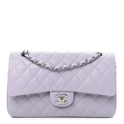 Chanel Caviar Quilted Medium Double Flap Light Purple 1 of 9
