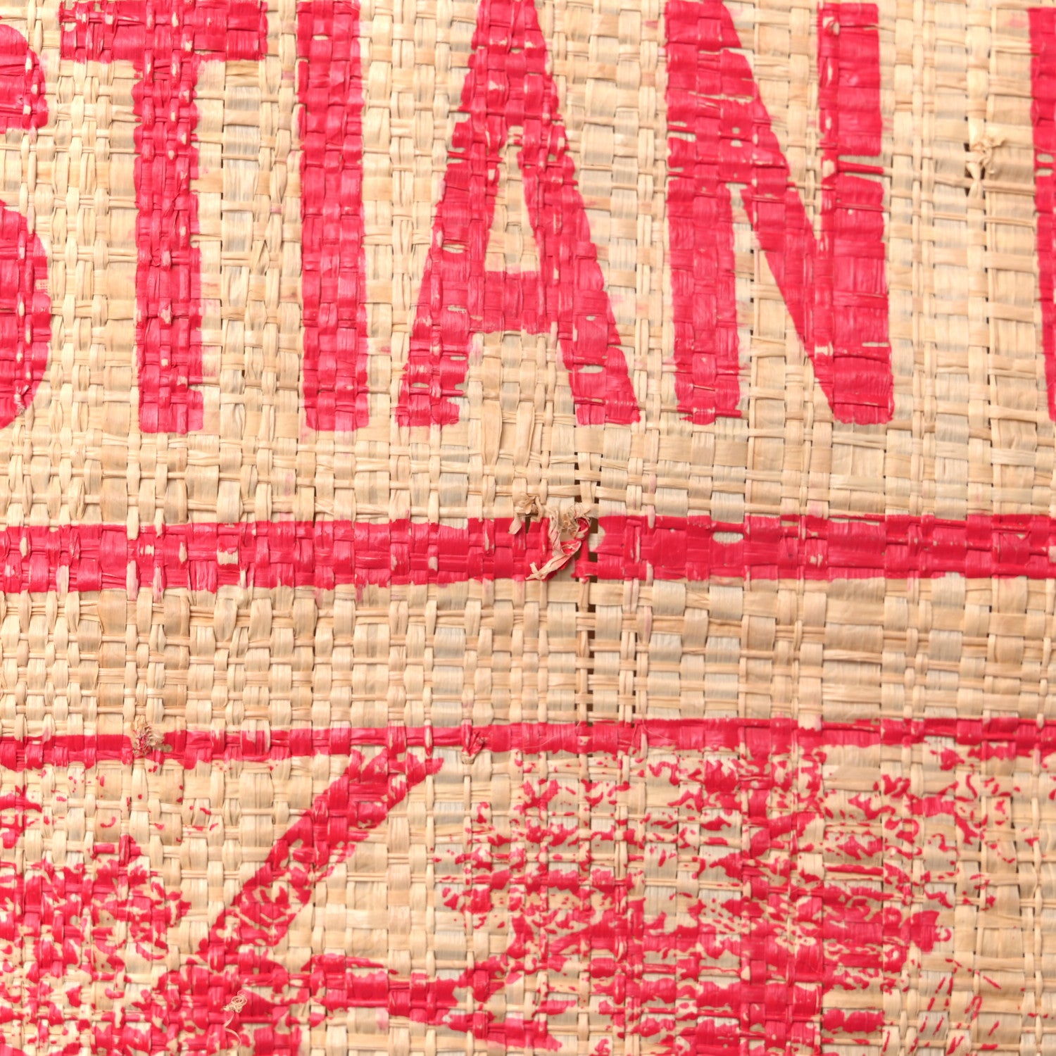 Christian Dior Straw Dioriviera Tote Red 10 of 12