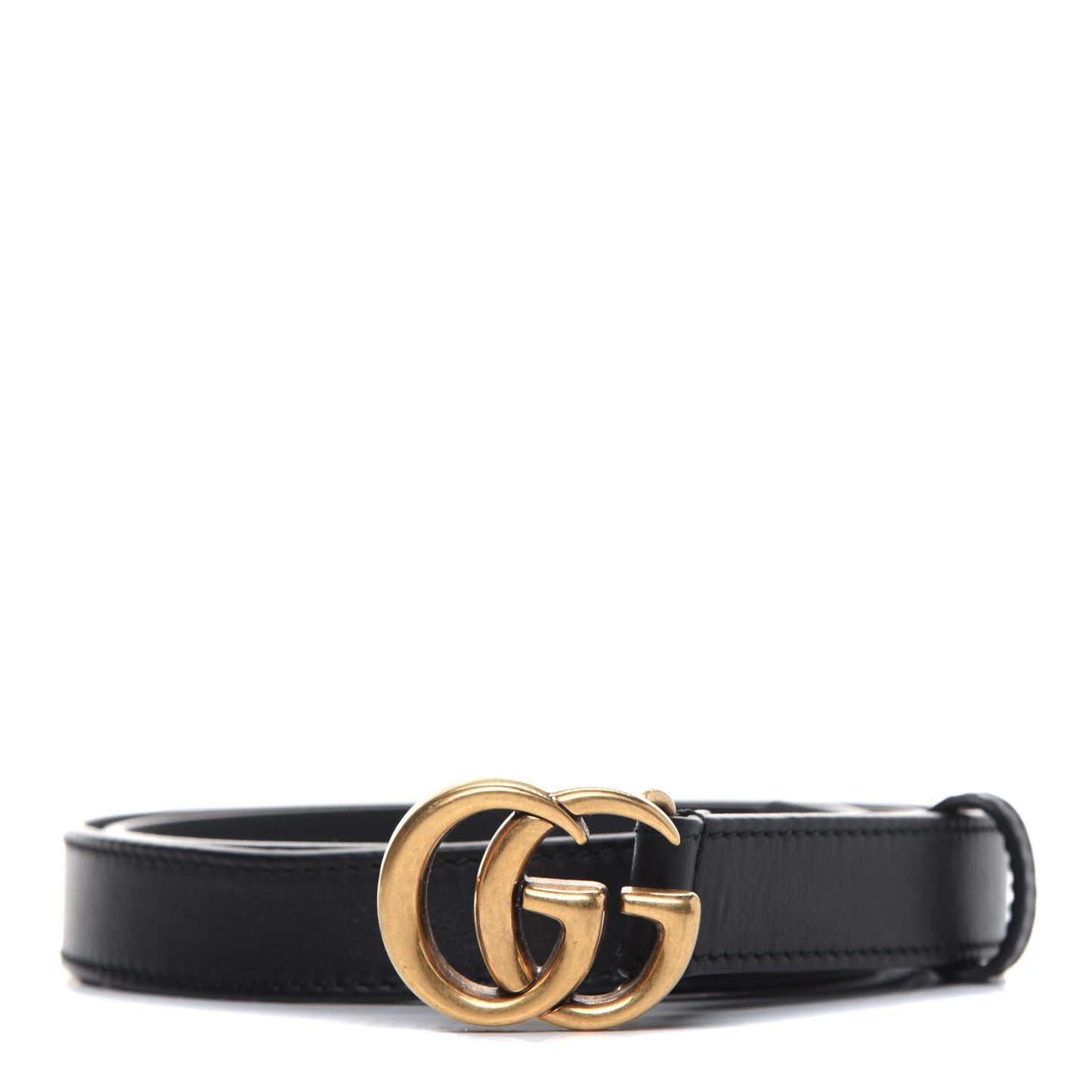 Calfskin Double G 20mm Belt 80 32 Black