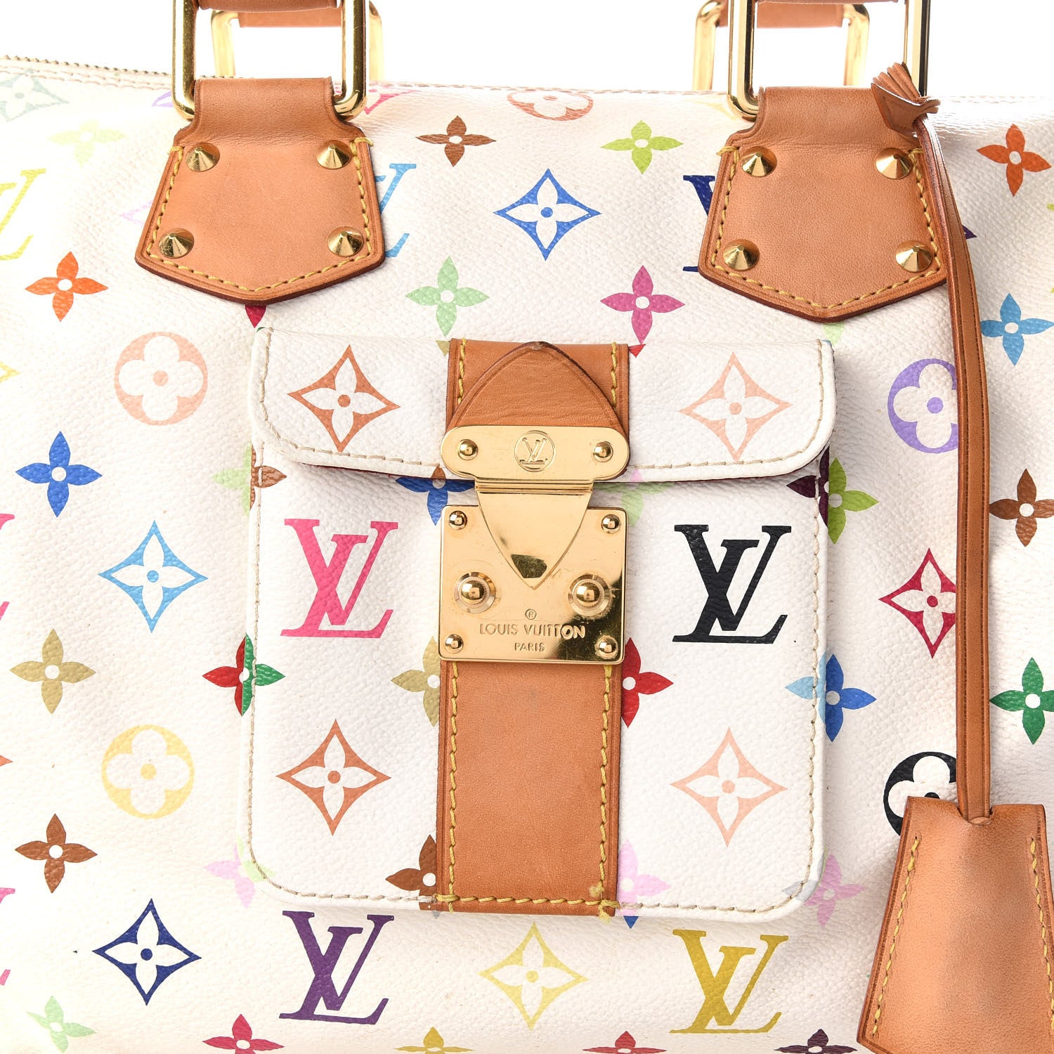Louis Vuitton Monogram Multicolor Speedy 30 White 11 of 11