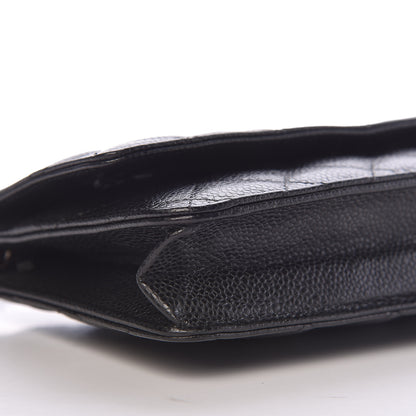 Chanel Caviar Quilted Wallet On Chain WOC Black 9 of 10