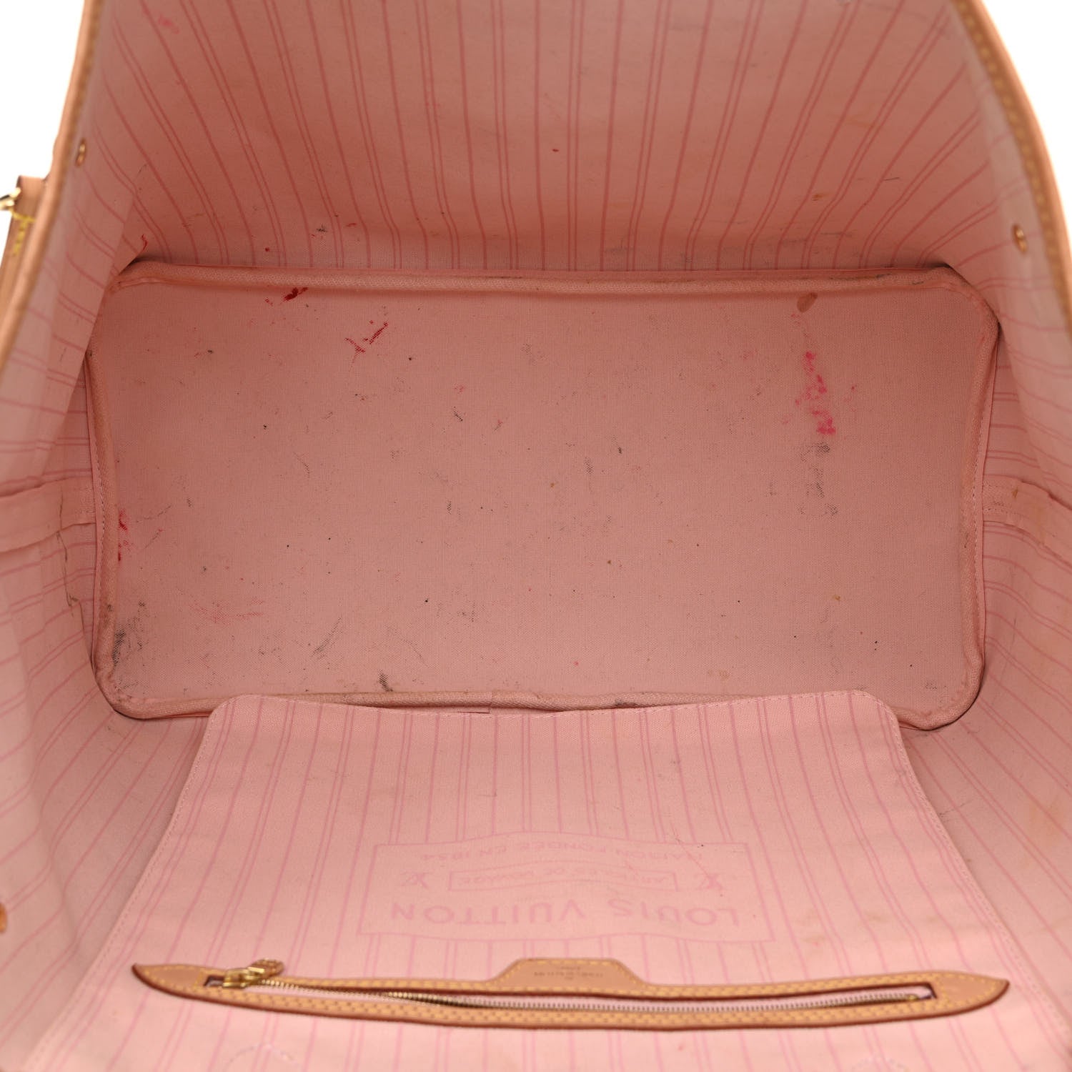 Louis Vuitton Damier Azur Neo Neverfull GM Rose Ballerine 6 of 13