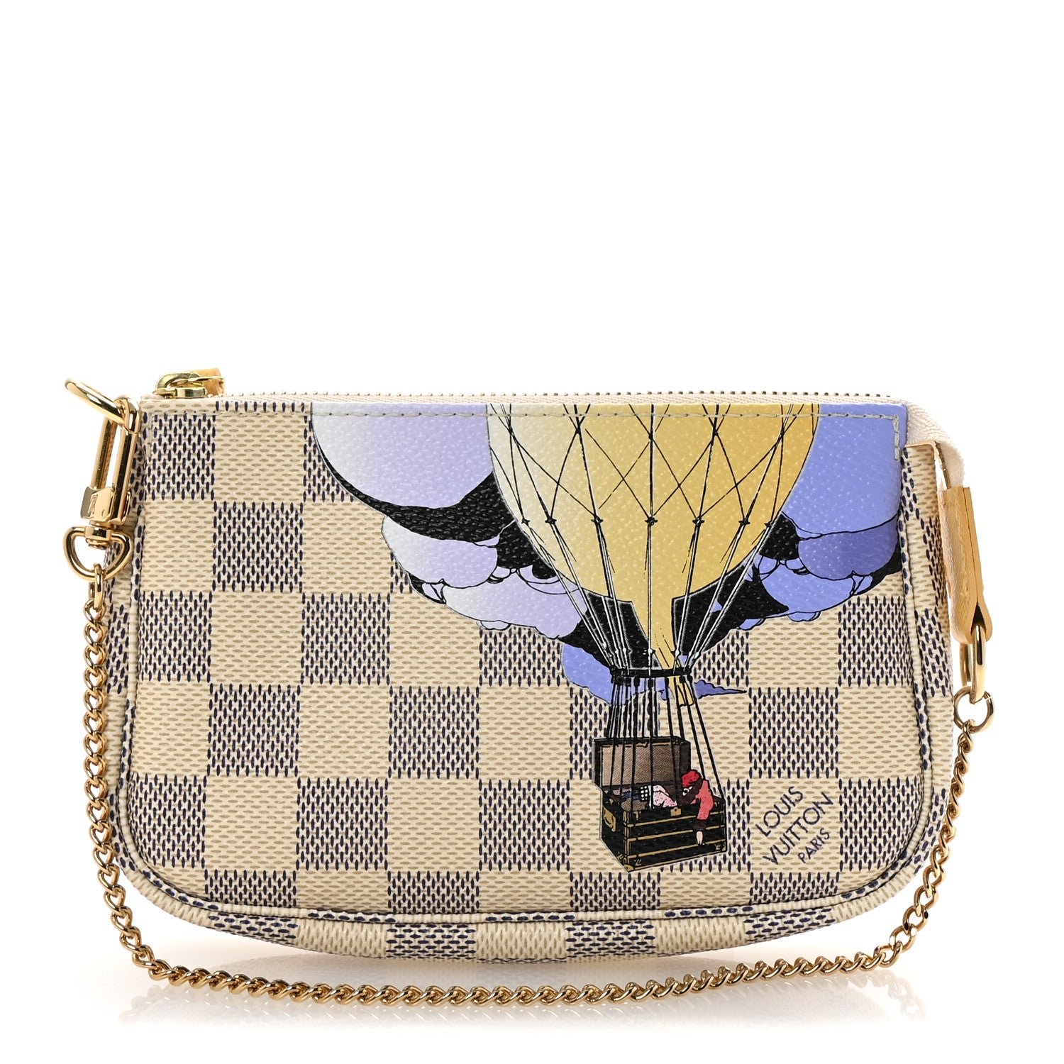 Louis Vuitton Damier Azur Illustre Mini Pochette Accessories 1 of 7