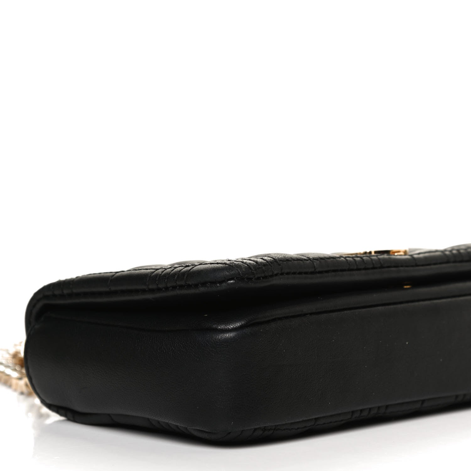 Burberry Grainy Calfskin Quilted Mini Lola Bag Black 9 of 10