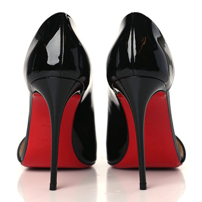 Christian Louboutin Patent Phoebe Asymmetric 100 Pumps 36.5 Black 5 of 9