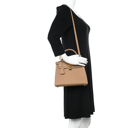 Hermes Togo Kelly Retourne 25 Chai 2 of 12