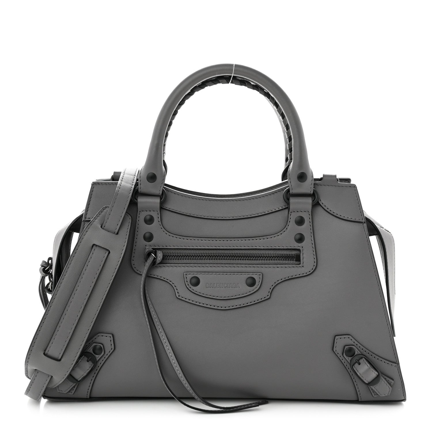 Balenciaga Smooth Calfskin Neo Classic Black Hardware S City Dark Grey 1 of 11