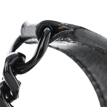 Saint Laurent Calfskin Y Quilted Monogram Monochrome Medium Loulou Chain Satchel Black 14 of 15