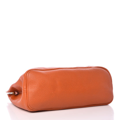 Prada Vitello Daino Hobo Papaya 4 of 9