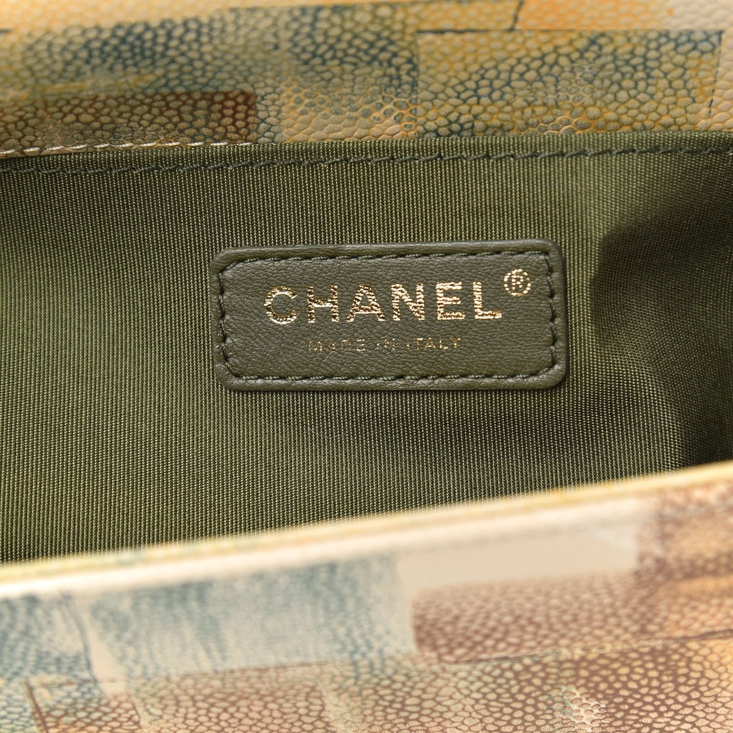 Chanel Painted Caviar Quilted Medium Boy In Cuba Flap Multicolor 6 of 11