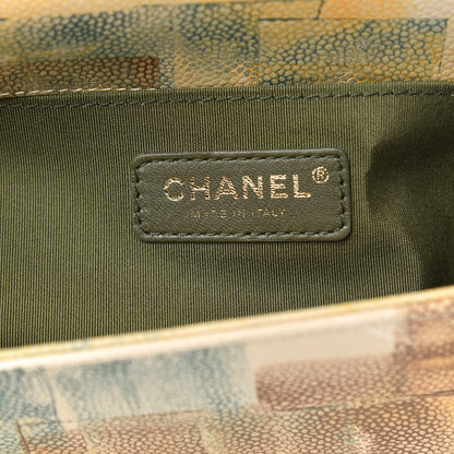 Chanel Painted Caviar Quilted Medium Boy In Cuba Flap Multicolor 6 of 11