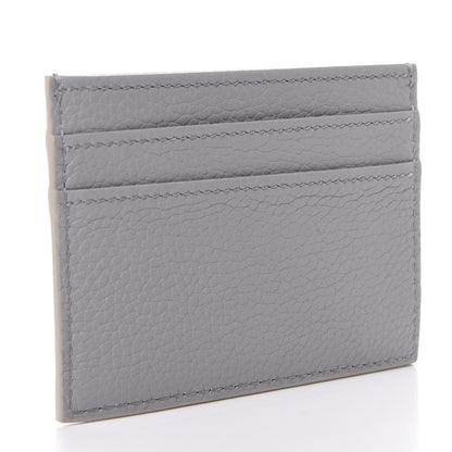 Christian Dior X AIR JORDAN Grained Calfskin Card Holder Grey 3 of 8