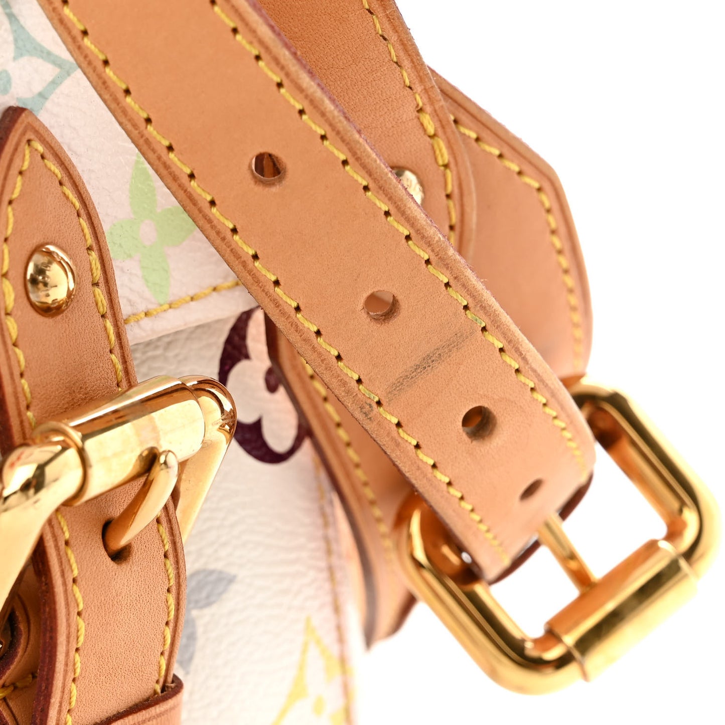 Monogram Multicolor Petit Noe White