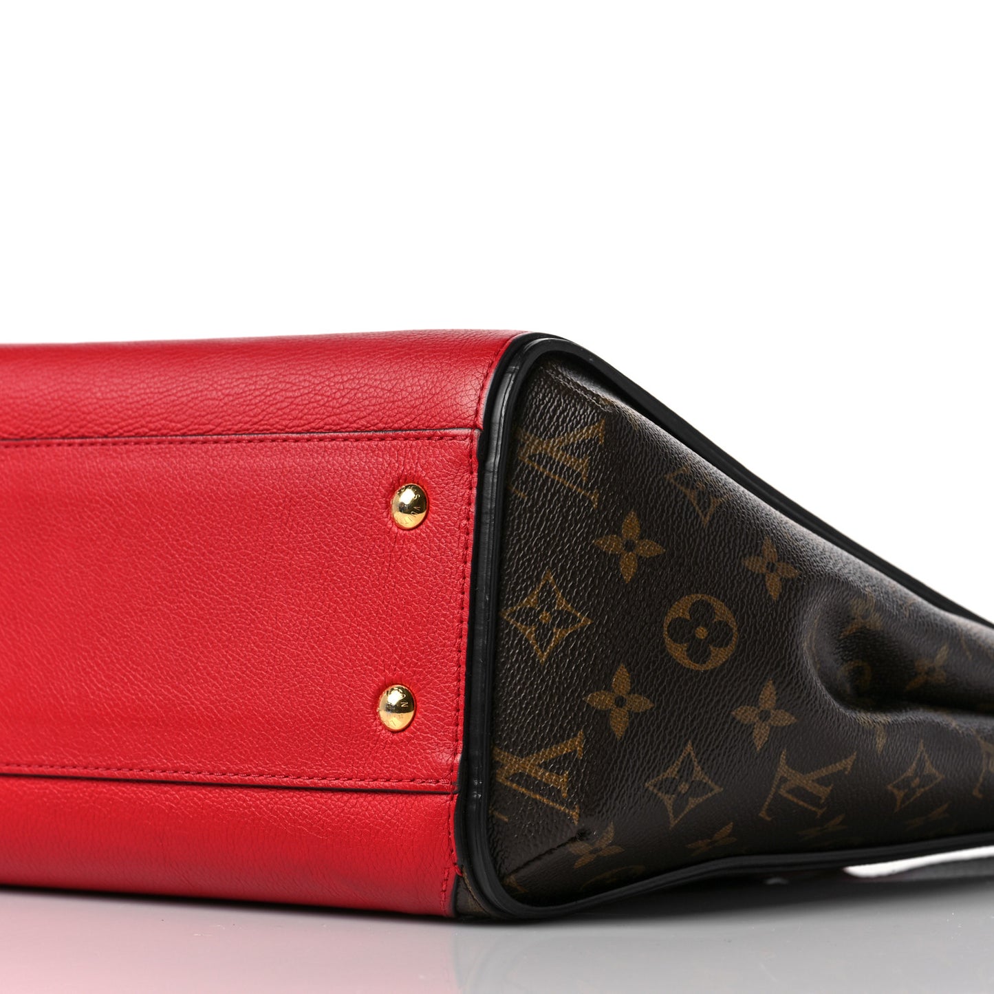 Calfskin Monogram Kimono Tote Cherry