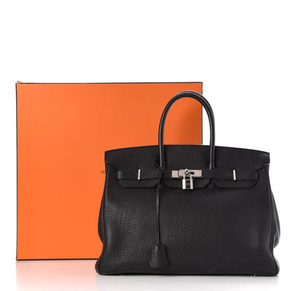 Hermes Fjord Birkin 35 Black 34 of 34