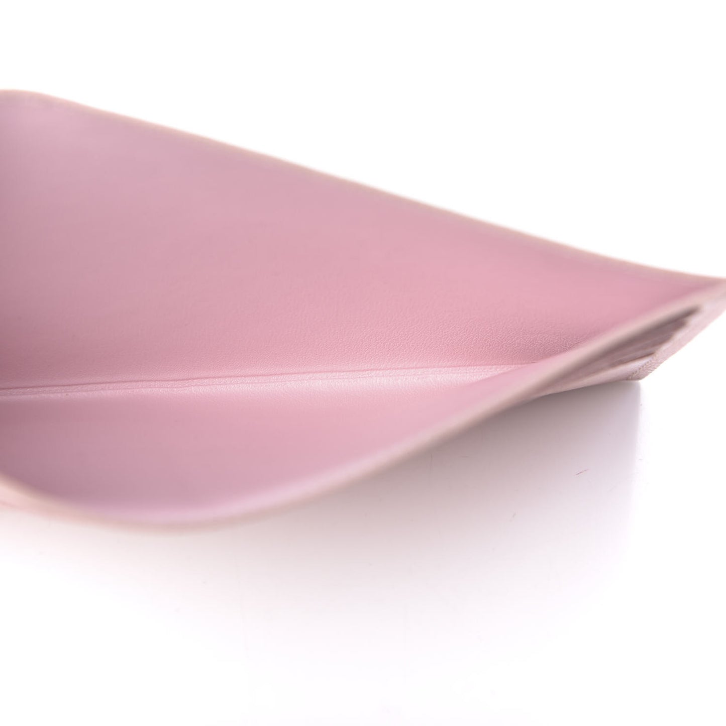 Calfskin Felicie Card Holder Insert Rose Ballerine
