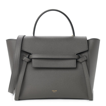 Celine Grained Calfskin Micro Belt Bag Grey 1 of 10