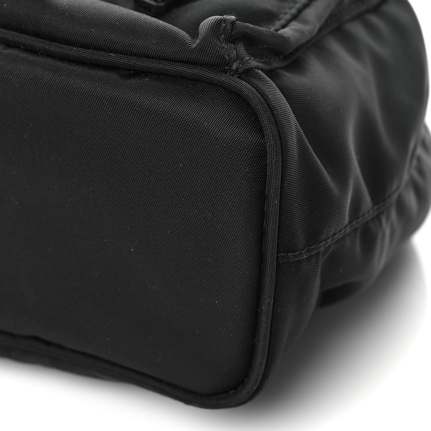 Prada Nylon Vela Mini Crossbody Backpack Black 8 of 8