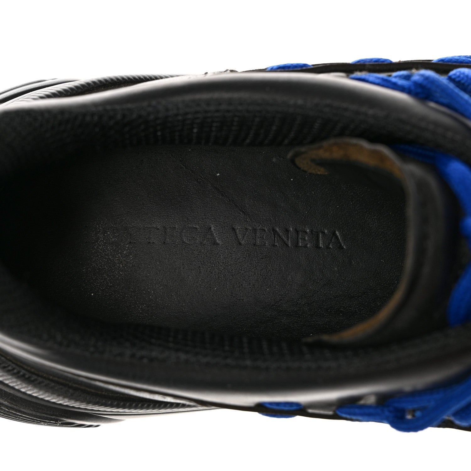 Bottega Veneta Calfskin Speedster Sneakers 44 Black Blue 7 of 8