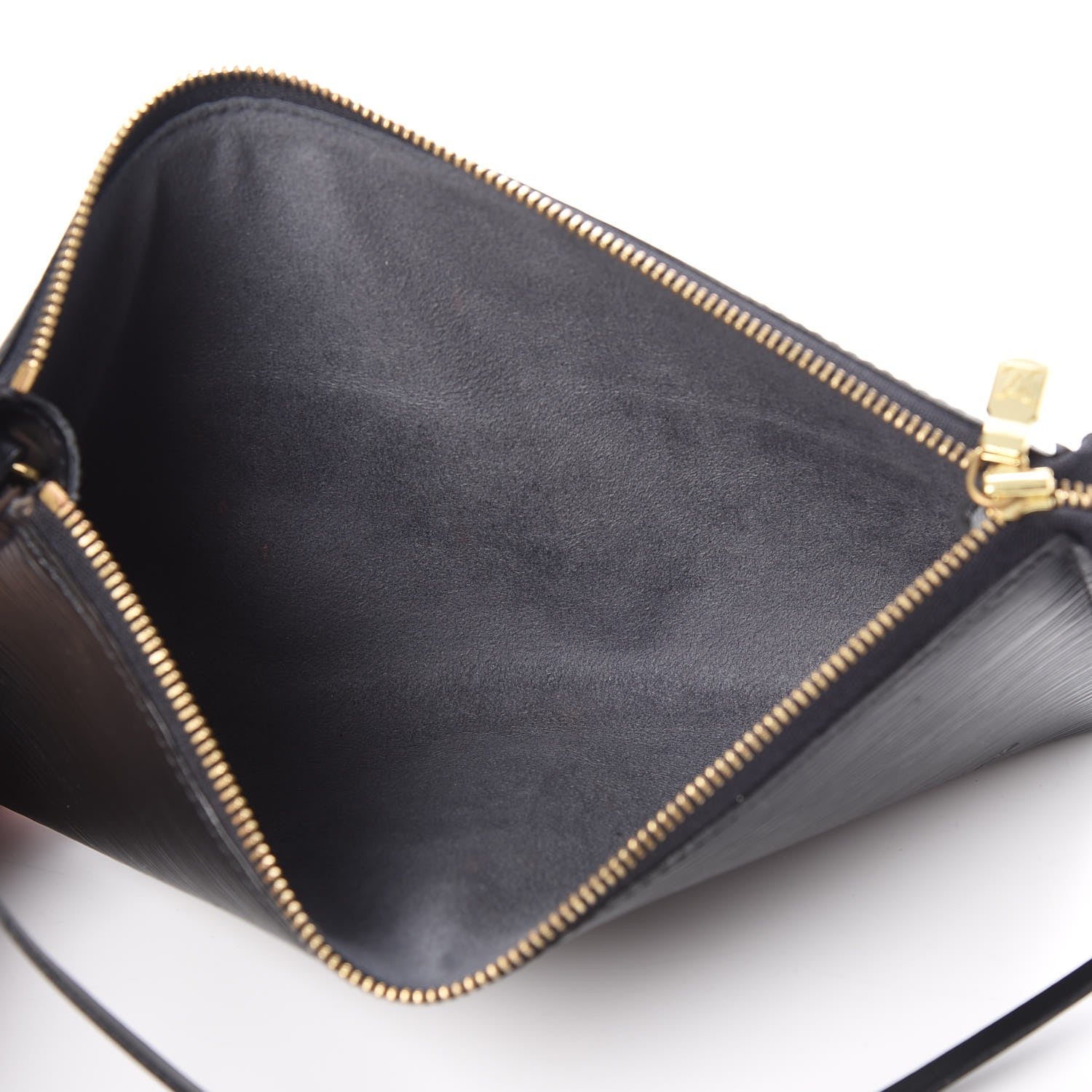 Louis Vuitton Epi Pochette Accessories 24 Black 6 of 7
