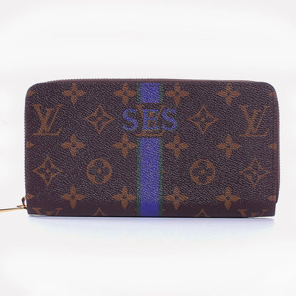 Louis Vuitton Monogram My LV Heritage Zippy Wallet Violet and Vert Anglais 1 of 8