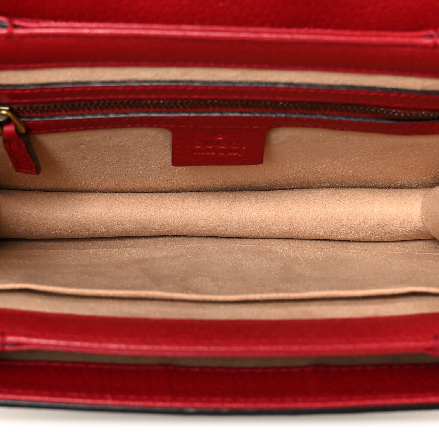 Gucci GG Supreme Monogram Small Queen Margaret Top Handle Bag Red 4 of 11