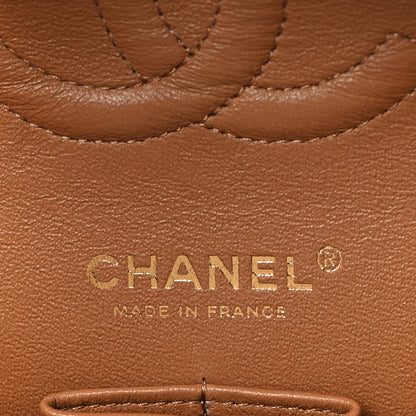 Chanel Lambskin Quilted Medium Double Flap Brown 6 of 11