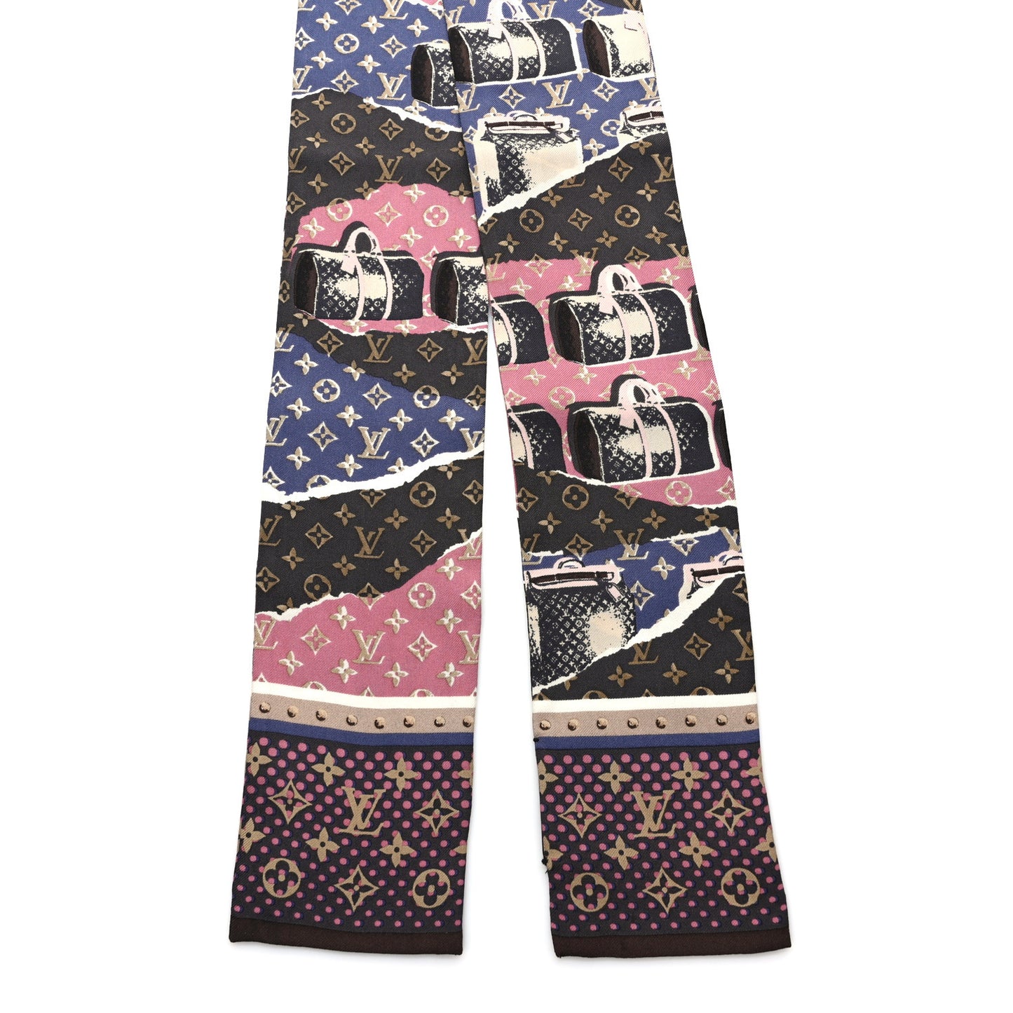 Silk Monogram Wallpaper Bandeau